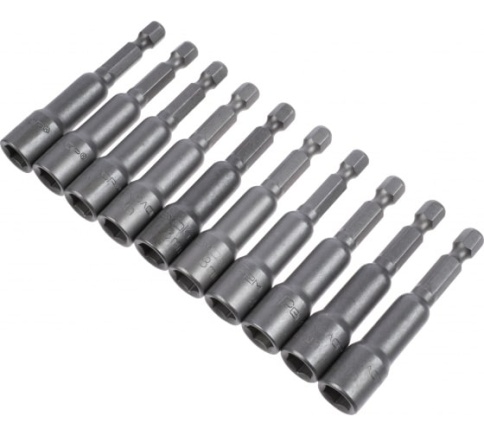 Ормис Бита с торцевой головкой, сталь CrV, 1/4" Е, 8 мм - 45 мм (33-3-851) фото 1