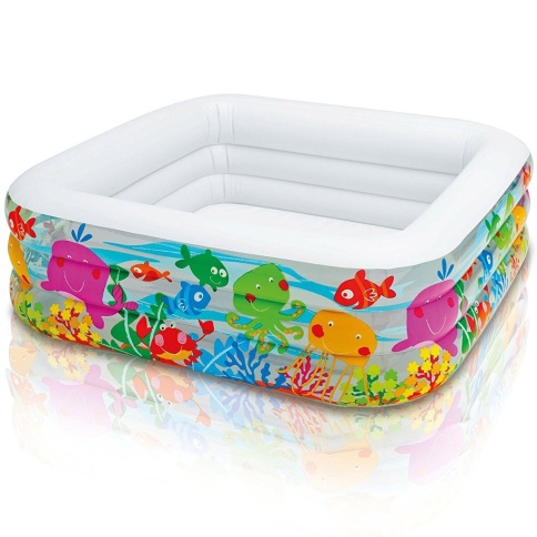 Спорт бассейн 159*159*50 см. 340л квадрат от 3 лет (162442) фото 1