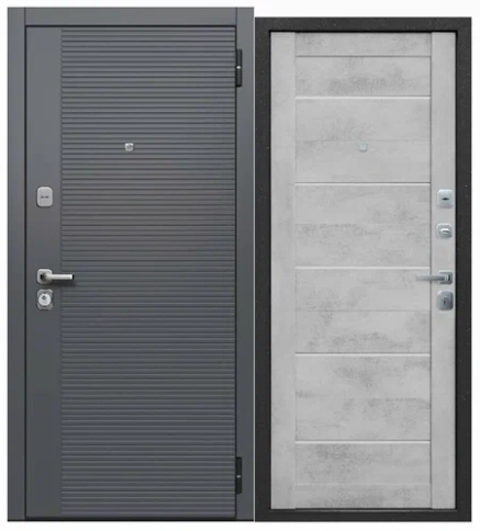 Дверь Бостон Бетон снежный Царга 960 левая фото 1