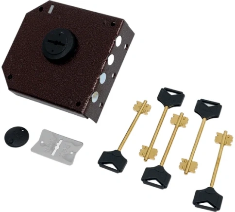 Эльбор Замок накладной REX 2.14 сувальный, 4 стержня фото 1