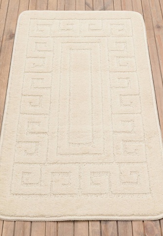 Коврик CONFETTI MAXIMUS 2шт 50*80см 14мм жемчужно-белый фото 1