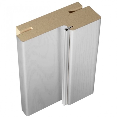 Короб VELLDORIS телескоп с уплотнителем 74*2070*26мм Эмалит серый фото 1