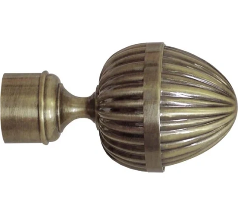 Наконечник 28мм Желудь золото антик фото 1