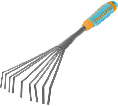 Ормис Грабли 9 зубьев, двухкомпонентная рукоядка 405*120мм (66-1-607) фото 1