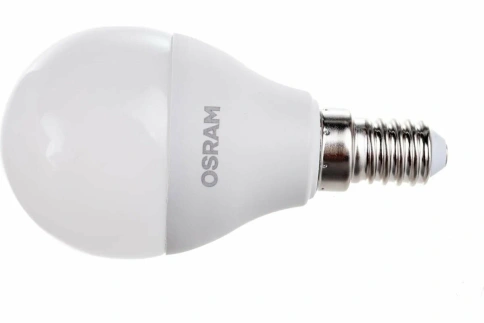 OSRAM Лампа светодиодная LED Value LVCLР75 10SW/830 шар матовый Е14 230В  фото 1