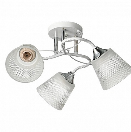 Светильник потолочный 20144/3 WT+CR E27 3x60W фото 1