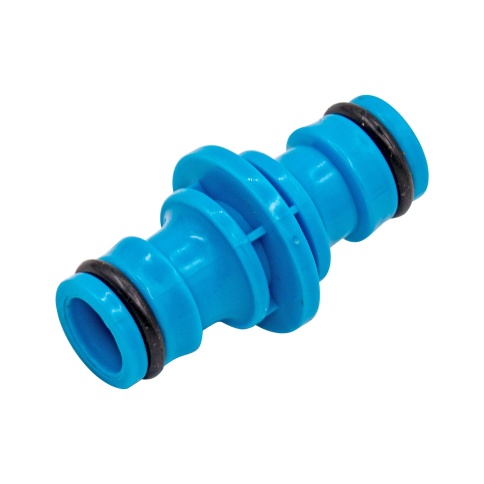 Ормис Переходник-соединитель штуцерный, для шланга, двухторонний, пластиковый (64-2-011) фото 1