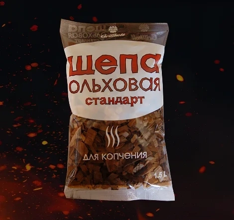 Щепа для копчения ольха 1л фото 1