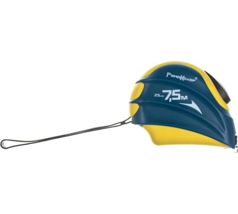 Ормис Рулетка с хромированным корпусом "RemoSpace" 7,5м*25мм 15-1-327 фото 1