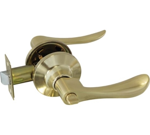 Защелка межкомнатная ЗВ3-03 (мат.золото) (фиксатор) фото 1