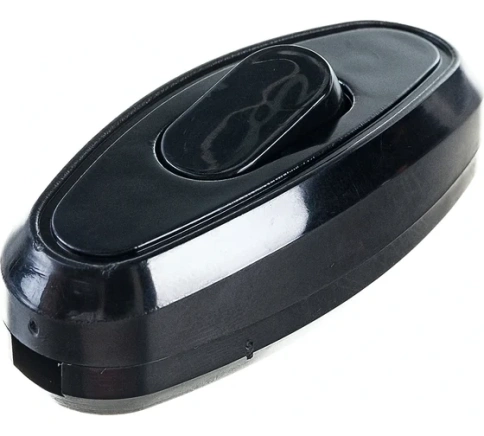 Переключатель на шнур бра А0106 черный фото 1