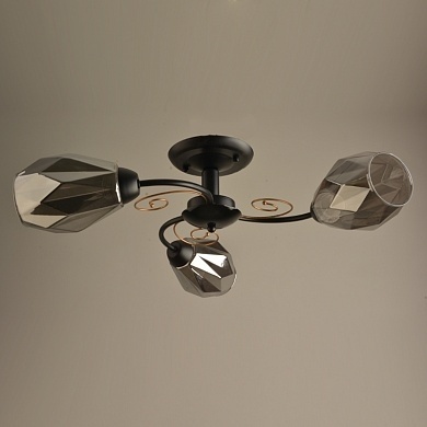 Люстра 7842/3 BK черный фото 1