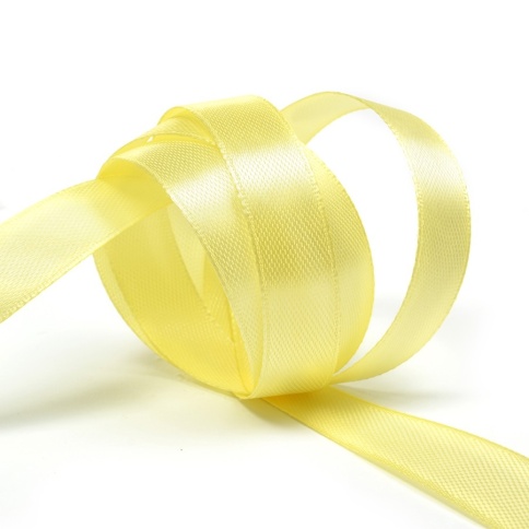 Лента атл. св.жёлтый 010К 12мм (33м уп. 6 рул) фото 1