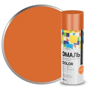 Эмаль аэрозольная Лакра Color универсальная Оранжевый 68 фото 1