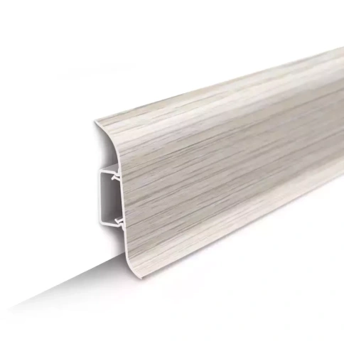 Плинтус  2,2м "Идеал Классик" 55 Ясень белый 252 фото 1