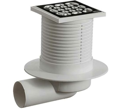 ORIO Трап регулир. мет. реш. 10*10 3210 фото 1