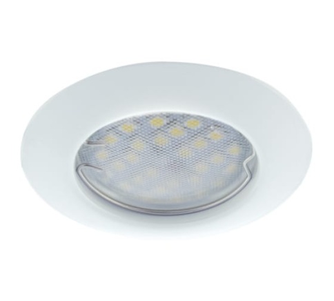 Точечный светильник Ecola DL92 белый выпуклый фото 1