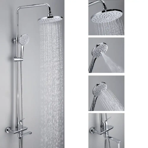 Душевая система 3 режима поворот.излив VIEIR D35 V063562 фото 1