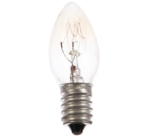 Лампа накаливания для ночников 7вт Е14 фото 1