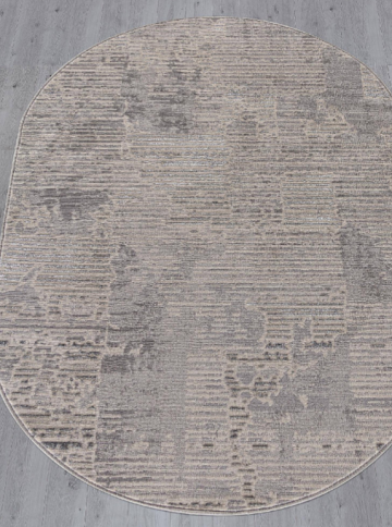 Ковер LIMAN 1.2*1.8 Oval F168 Cream-Gray фото 1