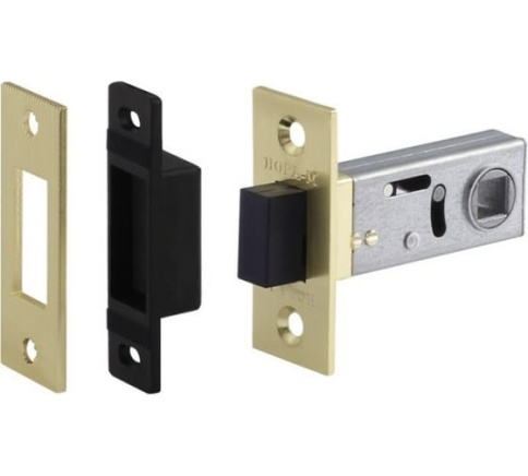 Защелка дверная магнитная С-50М (полир.латунь/золото) фото 1