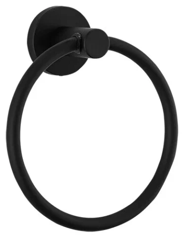 Полотенцедержатель F30204 кольцевой черный  фото 1