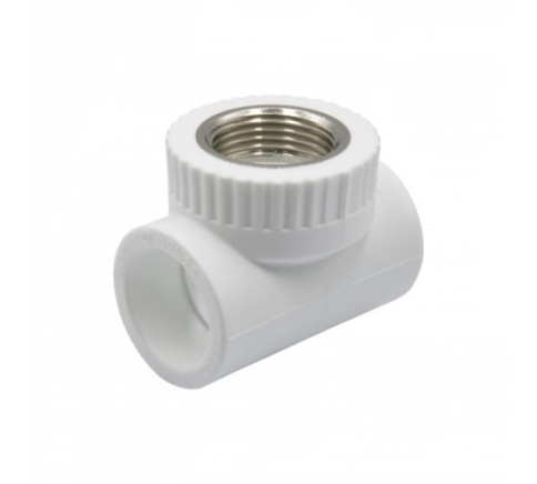 Тройник комбинированный Ф32*1"г фото 1