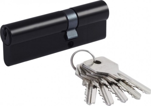 Цилиндровый механизм STD Z Л-90 (черный) (55-35) фото 1