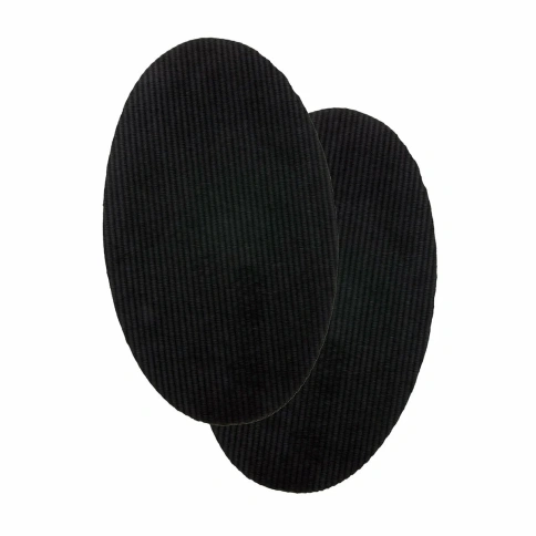 Заплатки термо вельветовые, черные 810221 пара (АРС0001036257) 10см фото 1