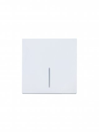 Lezard Выключатель СП 1кл с индик белый ZIMA 704-0288-111QC фото 1