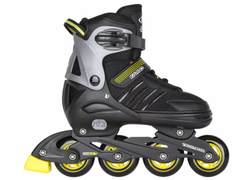 Роликовые коньки Kargo р.31-34 (S) 1/6 черный фото 1